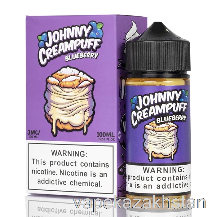 Vape Disposable Blueberry - Johnny Creampuff - 100mL 0mg